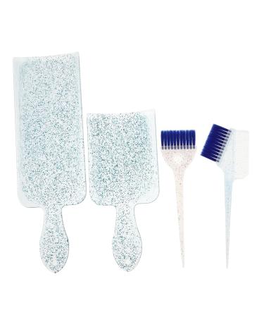 DOITOOL 1 Set hair dye DIY hair coloring paddle frosted Dyeing board tool Highlighting Kit paddle board balance applicator brush to color Hair dye Board Highlighter cosmetic 34.3X10.8X0.5CM Blue