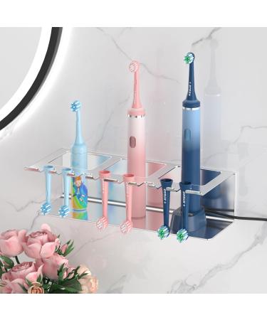 Buy 304 Stainless Steel Toothbrush Holder - Wall-Mounted No Drilling Perfect for Family & Kids - Durable Toothbrush & Razor Storage Solution - Buy Online on GoSupps.com