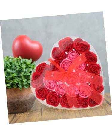 POPETPOP 2pcs Valentine's Day Present Valentines Day Flower Bouquet Never Withered Roses Floral Scented Bath Soap Preserved Rose Flower Scented Rose Petals Asmr Delicate Flowers Soap Flower 1 count (Pack of 1) As Shownx2pcs - Buy Online on GoSupps.com