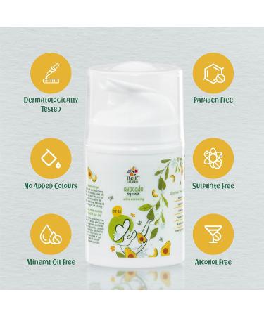 Avocado Day Cream SPF 30 | Vitamin B3 for Glowing Skin | Sulphate & Paraben Free | 50g - Buy Online on GoSupps.com