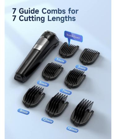 All-in-One Beard Trimmer Hair Clipper for Men | Grooming Kit with Rechargeable Cordless Hair Trimmer, Nose Trimmer, Electric Shaver | Stainless Steel Blades for Painless Hair Removal - Buy Online on GoSupps.com