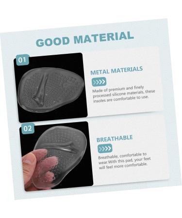 Buy NOLITOY 16 Pairs High Heels Mat Half Foot Cushions - Non-Slip Silicone Shoe Pads with Arch Support & Massage - Ideal High Heeled Shoe Protector - Buy Online on GoSupps.com