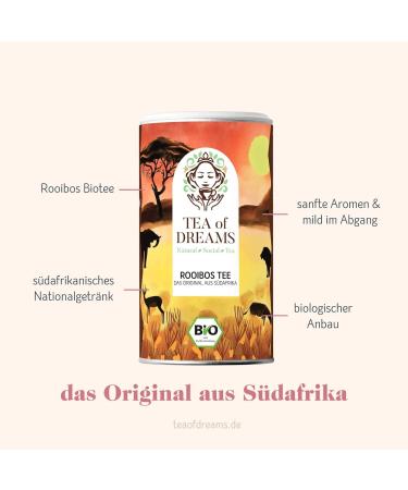 Organic Rooibos Tea - Authentic South African Loose Tea | 80g - Buy Online on GoSupps.com