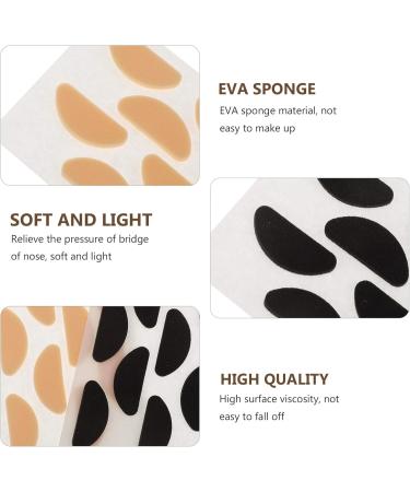 Coheali 40 Pair Eva Sponge Nose Pads - Portable Sticky Nose Pads for Glasses | Enhanced Comfort & Support | Ideal for Tennis & Daily Use - Buy Online on GoSupps.com