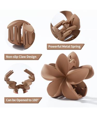 Shop 6 Elegant Flower Hair Clips for Women Stylish Accessories for Thick Hair in 6 Colors | Perfect Gift for Girls - Buy Online on GoSupps.com