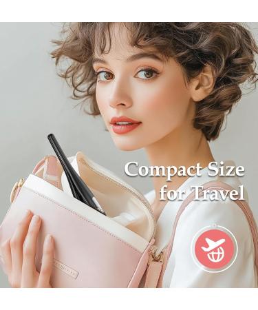 Small Flat Iron for Short Hair - 3/10 Pencil Hair Straightener with Adjustable Temp & Auto Shut Off - Perfect for Pixie Cuts & Bangs - Buy Online on GoSupps.com