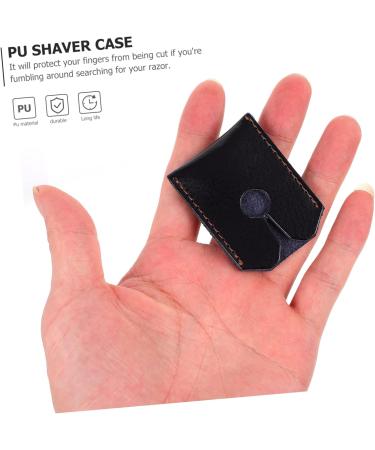 Beavorty 3-Pack Razor Holster Case for Safety Razors - Travel Cover & Carrier Bag - Durable PU Travel Bag (6x4cm) - Buy Online on GoSupps.com