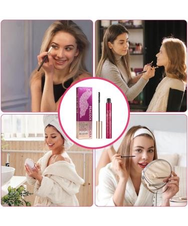 Mascara Waterproof Lash Lengthening Mascara - Special Brush Head For Curly And Slender Lashes 4D Waterproof And Sweatproof Formula For Daily Use Commute Rowces - Buy Online on GoSupps.com