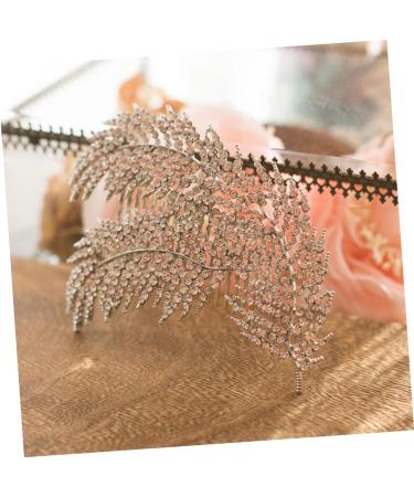 FRCOLOR Bridal Hair Accessories hair comb bridal hair comb rhinestone headpiece silver headpiece bridal headpiece headpiece rhinestone hair comb hair side combs bride Korean Comb - Buy Online on GoSupps.com