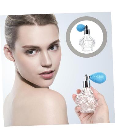 FRCOLOR perfume glass bottle Spray For Perfume glass perfume antique perfume sprayer refillable perfume empty perfume container refillable liquid container travel vintage decorate 11x6x6cm Blue - Buy Online on GoSupps.com