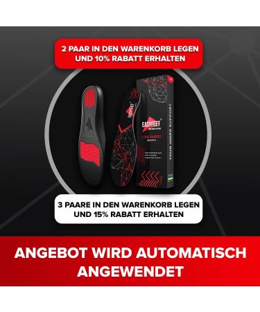 Premium Anti-Fatigue Shoe Inserts 2024 | Relief for Plantar Fasciitis & Flat Feet | Men & Women Insoles - High Arched Support (S: Men 7-8.5/Women 8-9.5) - Buy Online on GoSupps.com