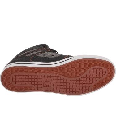 DC Men's Pure High Top WC Skate Shoes 13 - Black/Armor/Black | Casual Sneakers - Buy Online on GoSupps.com