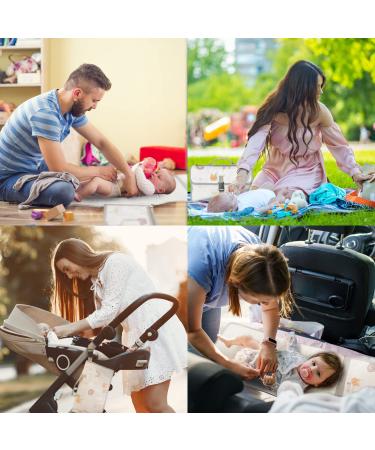 Multifunctional XL Wrapping Pad Diaper Bag - Compact & Portable Baby Care Solution for On-the-Go Parents - Buy Online on GoSupps.com