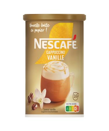 Nescafé Cappuccino Vanilla, Coffee Soluble, 276 g Tin