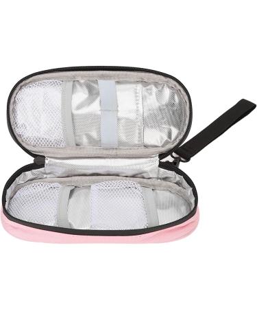 Compact Insulin Cooler Travel Case - Portable Zipper Design Cooler Bag for Insulin Pens (Pink) - Buy Online on GoSupps.com