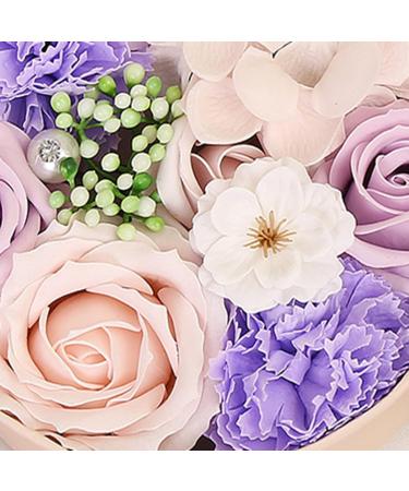 Buy Soap Rose Flower Gift Box - Floral Scented Bath Soap for Birthdays Weddings & Valentine's Day - Buy Online on GoSupps.com