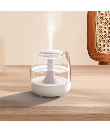 Essential Oil Diffuser - 440ml Aromatherapy Humidifier Quiet Cool Fog 7 Colors Auto Shut-Off USB Vaporizers - White - Buy Online on GoSupps.com