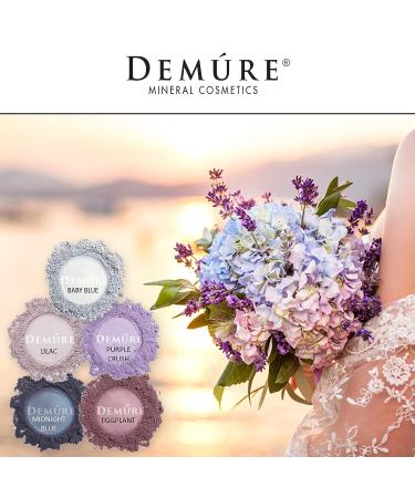 Demure Mineral Baby Blue Matte Eyeshadow - Loose Powder for Professional Eye Makeup - Buy Online on GoSupps.com