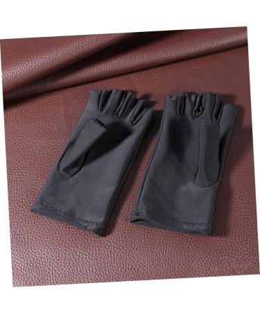 FRCOLOR 5 Pair Miss summer sun protection apparel nail manicure half-finger gloves gloves sun protection gloves for women Anti-UV fingerless gloves thin section Fingerless - Buy Online on GoSupps.com