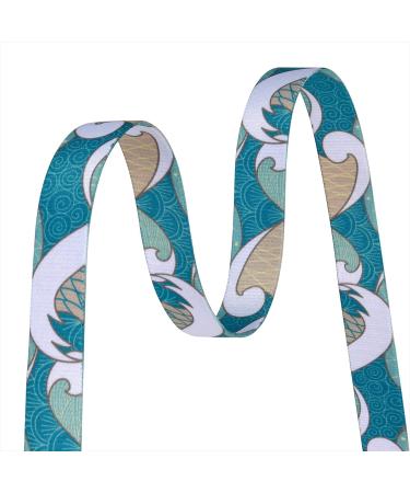 Mihqy Adjustable Soft Dog Collar - Bohemian Floral & Geometric Design for Small to Large Dogs | Comfort Fit & Sea Wave XS (20-30 cm) - Buy Online on GoSupps.com
