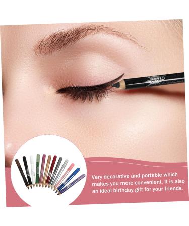 Didiseaon 12pcs Pens Girl Pencil Womens Creative Pen Sticks Gel Crayons Eye Pencils Smooth Shadow Pearlescent - Buy Online on GoSupps.com