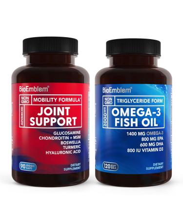 BioEmblem Omega-3 Fish Oil 2000mg and Joint Support