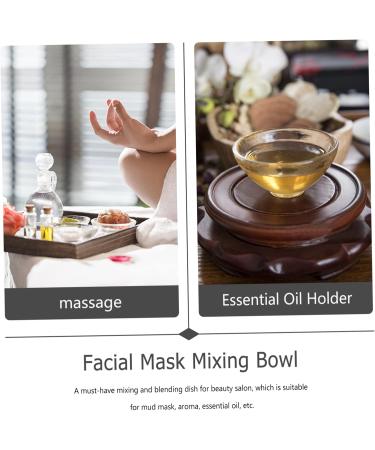 Fomiyes Aromatherapy Mixing Bowl - Ceramic Yellow Facial Jewelry Tray for Essential Oils & Masks | 8.5x5.5cm - Buy Online on GoSupps.com