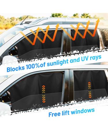Izoel Magnetic Sun Protection Curtain for Car - UV & Heat Reflective Privacy Guardian for Babies & Children - Universal Fit for Cars SUVs & Trucks - Buy Online on GoSupps.com