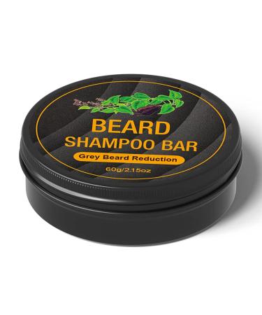 Beard Cleanser Shampoo Bar | Reduce Gray Hair Smooth & Nourish Your Beard - Buy Online on GoSupps.com