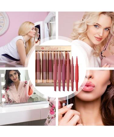 Sets de Crayon L vres et Rouge L vres pour Femmes | Kit de 6 Pi ces pour Maquillage des L vres en Velours Mat avec Effet de Tache Persistante | Gloss Maquillage Beaut R sistant aux Traces pour So - Buy Online on GoSupps.com
