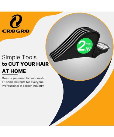 Premium Clipper Guards for Wahl Clippers - 6 Cutting Lengths (1.25-2.5 Inch) - Mega Cutting Guides/Combs - Fits Most Size Wahl Clippers - Buy Online on GoSupps.com