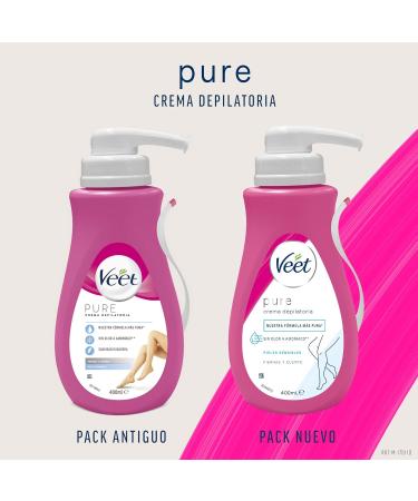 Veet Depilatory Cream Sensitive Skin Dispenser 400 ml - Buy Online on GoSupps.com