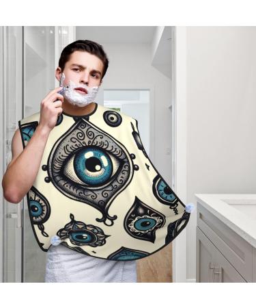 Augenstern Men's Shaving Apron | Turkish Eyes Beard Bib | Ideal Gift for Father's Day - Buy Online on GoSupps.com