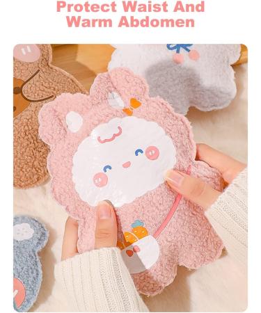 MAZALA 2 x Cartoon Plush Bear Hot Water Bottles - Cozy Cover for Kids & Adults | Hot Compress for Warmth - Buy Online on GoSupps.com