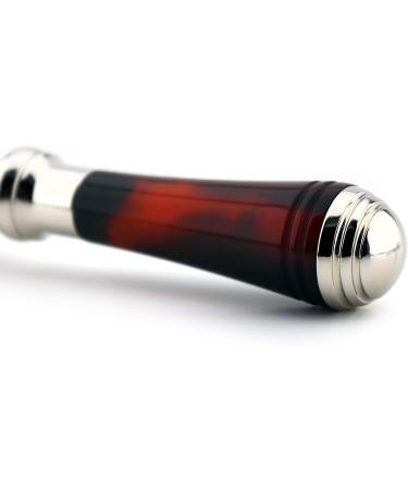 Triple Blade Turtle Effect Razor - Stainless Steel Interchangeable Mini Handle - Perfect Gift for Shaving Enthusiasts - Buy Online on GoSupps.com