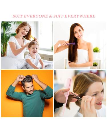 10-Piece Rat Tail Comb Set - Carbon & Heat Resistant, Anti-Static Teasing Comb for Volume & Styling (Assorted Colors) - Buy Online on GoSupps.com
