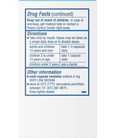 Colace Regular Strength Stool Softener | 100mg Capsules | 100 Count Pack | Gentle & Dependable Constipation Relief | Stimulant-Free Formula - Buy Online on GoSupps.com