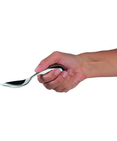 AMEFA Integral Spoon for Disabilities & Seniors | Ergonomic Aid Cutlery with Spherical Grip | Dishwasher Safe | 14.5 cm - Buy Online on GoSupps.com