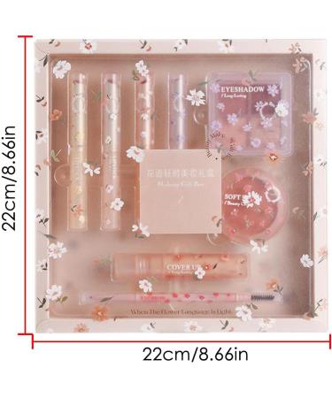  EXBERT 8 in 1 Makeup Kit Blusher Palette Blusher Blusher Easy Travel Shimmer Eyeshadow Girls Beauty Products for Dating Travel Home Exbert - Buy Online on GoSupps.com