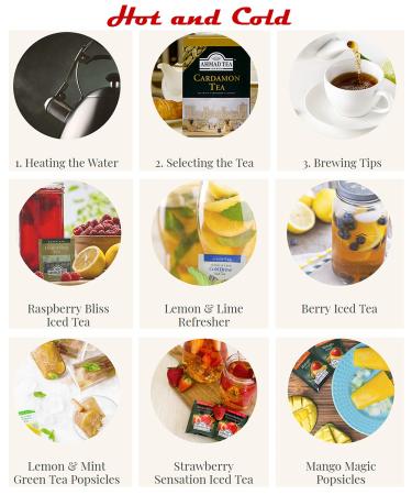Ahmad Tea 60-Count Favorite Tea Bags Sampler Assortment Box | Variety Tea Bags Gift Box | English Breakfast, English Afternoon, Green | Perfect Gift for Family, Friends, Coworkers - Buy Online on GoSupps.com