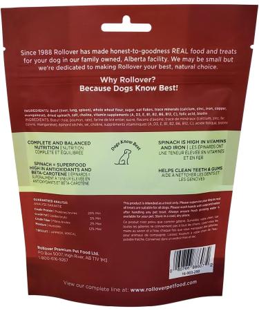Rollover Functional Crunchy Biscuits - Beef with Spinach 250g - Buy Online on GoSupps.com