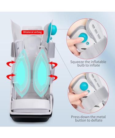Offloading Walking Boot - Inflatable Air Cam Walker Brace for Fractures & Broken Toes | Medical Healing Boot (L) - International Shipping Available - Buy Online on GoSupps.com