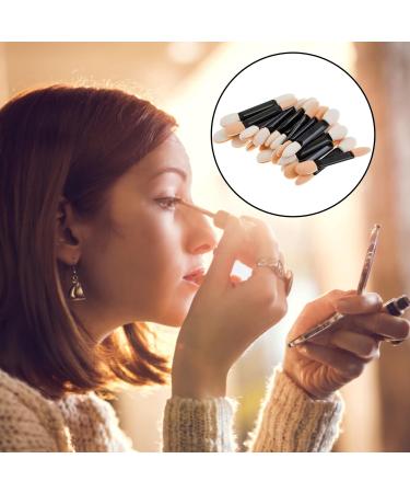 Sponge Eyeshadow Applicator 30pcs - Disposable Dual Sided Oval Brush for Eye Makeup - Perfect for Eyeliner, Arts & Crafts, DIY Nail Art - Beauty Tool - Buy Online on GoSupps.com