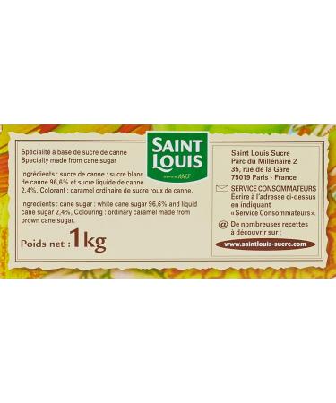 Saint Louis Cane Sugar in Pieces Pack 1 kg - Buy Online on GoSupps.com