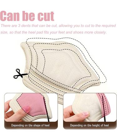 Uyst Sponge Heel Cushion - 4 Pieces Self-Adhesive Heel Pillows for Shoe Comfort & Friction Protection - Ideal for All Shoe Types - Buy Online on GoSupps.com