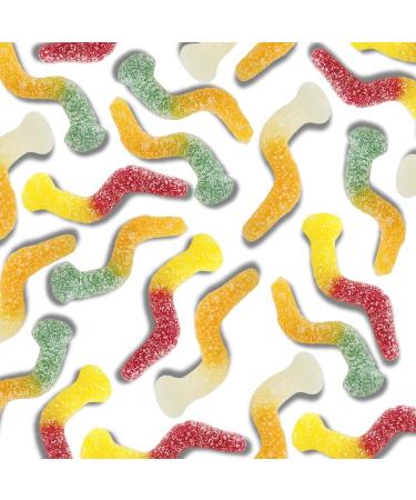 Candycrave - Vegan Fizzy Worms 2Kg Bulk Bag - Buy Online on GoSupps.com