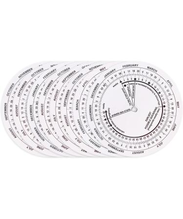 8Pcs Eurobuy Pregnancy Wheel Badge Card for Doctors, Midwives, and Nurses | Pregnant Due Date Calculator for Patients - Buy Online on GoSupps.com