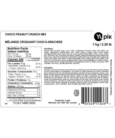 CHOCO PEANUT CRUNCH MIX- 1KG - Buy Online on GoSupps.com