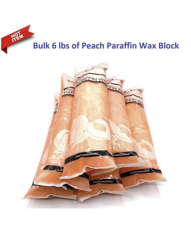 Creation Peach Paraffin Wax Refills - 6 lbs Bulk Block for Paraffin Wax Machine, Hand and Feet Therapy - Relieve Arthritis Pain, Hydrate Skin - Buy Online on GoSupps.com