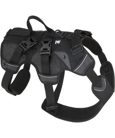 Hurtta Trail Pack Dog Backpack Raven - Medium (30-38 in, 40-80 lbs) - Buy Online on GoSupps.com